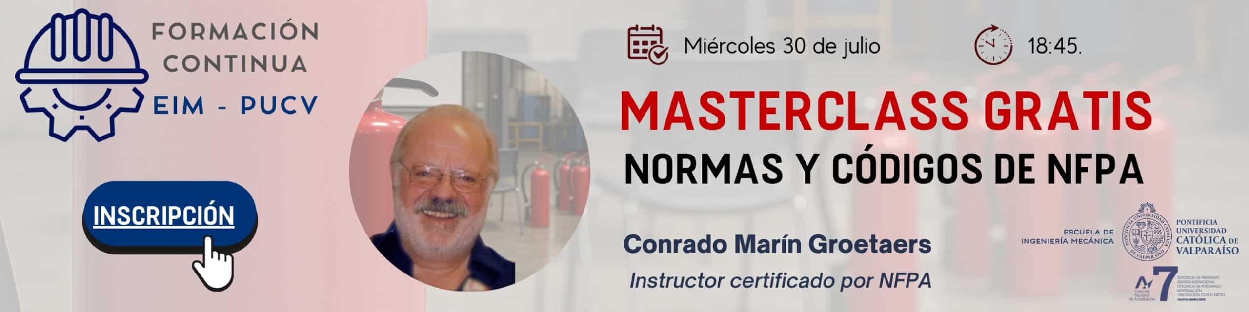 Banner Masterclass Extintores